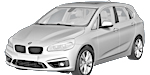 BMW F45 B2592 Fault Code